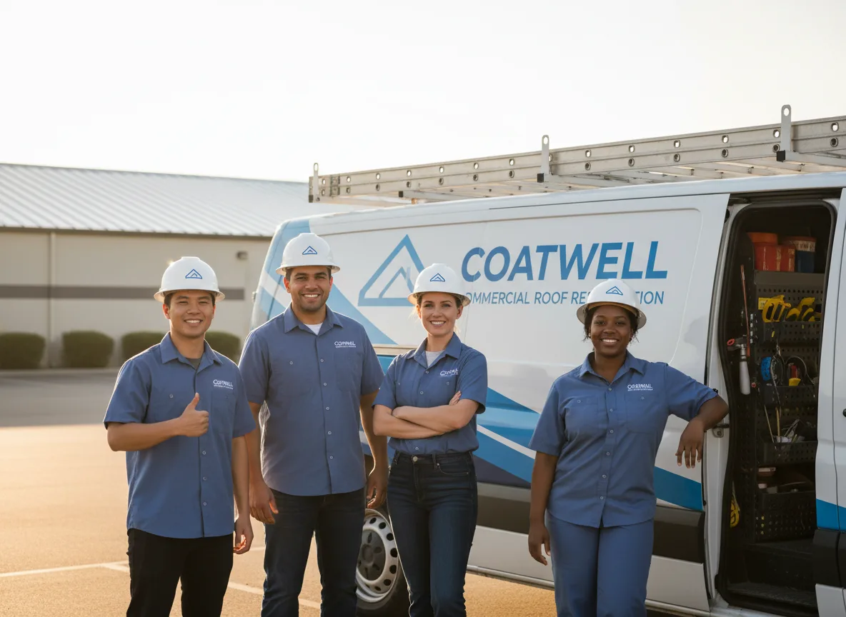 Commercial roof coating company in Herndon, KS